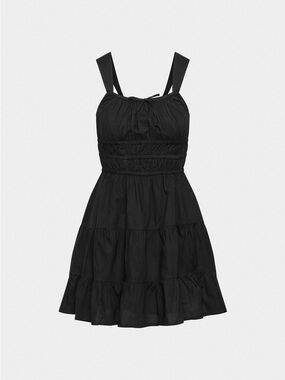 Artizia Sunday Best Black Martine Poplin Dress Small